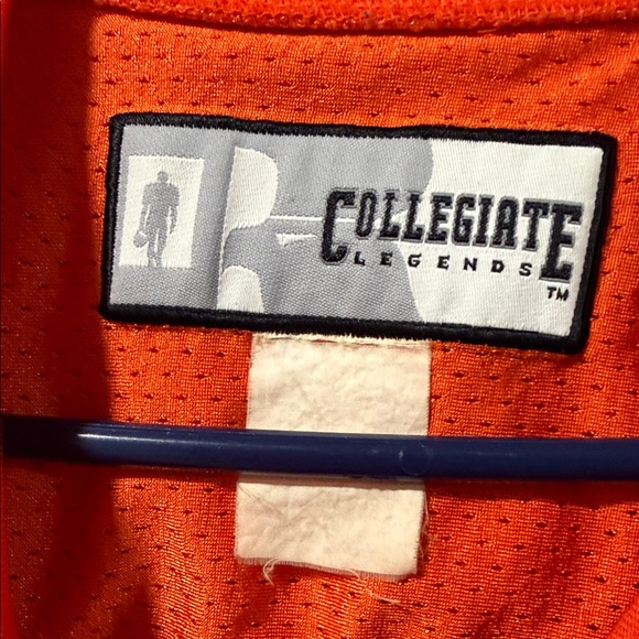 Russell Athletic Orange Football Jersey with Number 21 - Picture 2 of 9